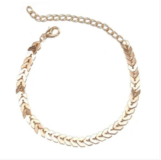 1 Pcs Of Antique Arrow Anklets For Women Summer Beach Barefoot Chain Anklet Bohemian