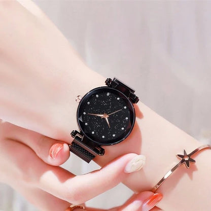 Classy Magnet Chain Elegant Women Wrist Watch (without Box )